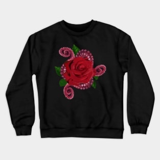 Rose with Tentacles Crewneck Sweatshirt